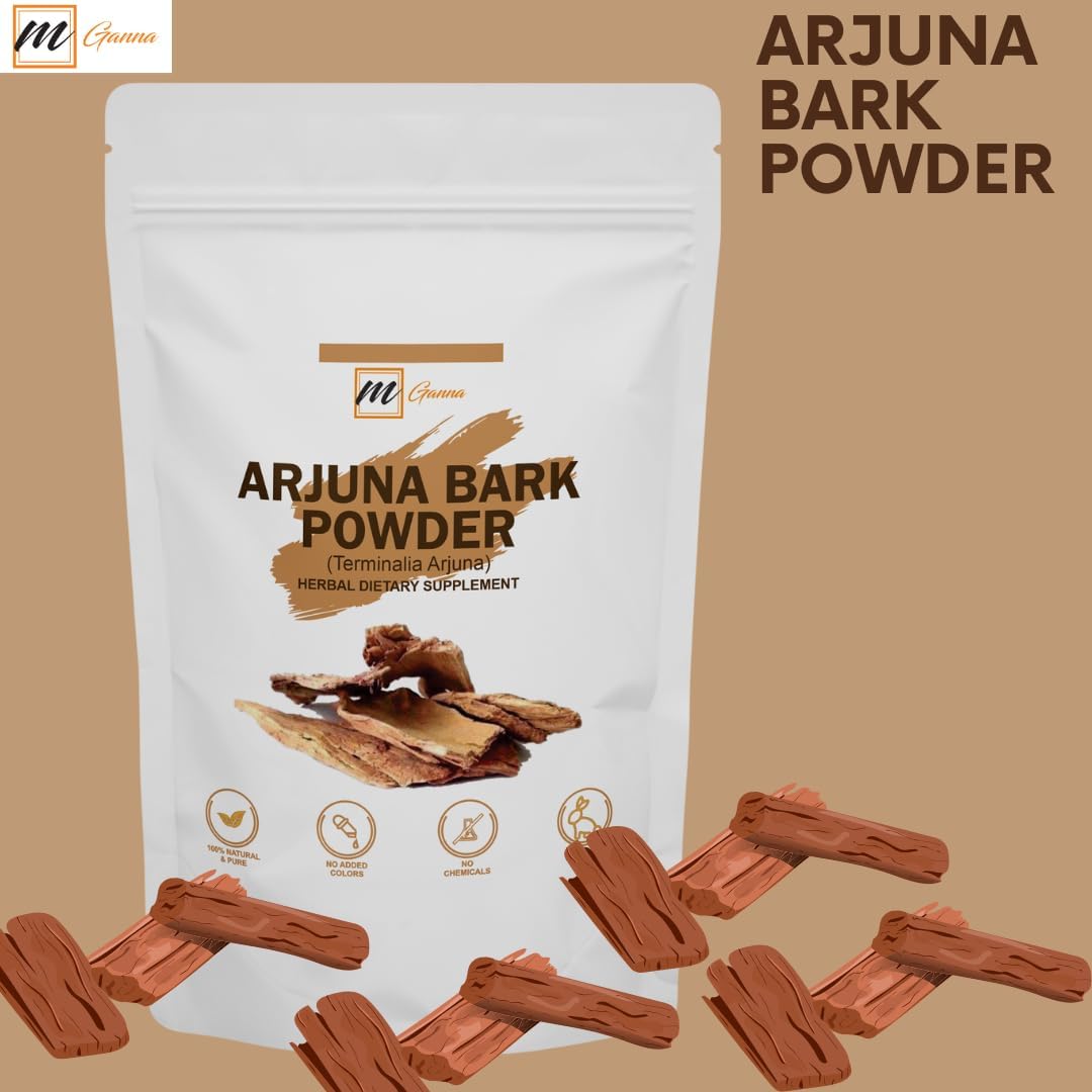 100% Natural Arjuna/Terminalia Arjuna Powder 0.5 LBS / 227 GMS for Health and Skin Care
