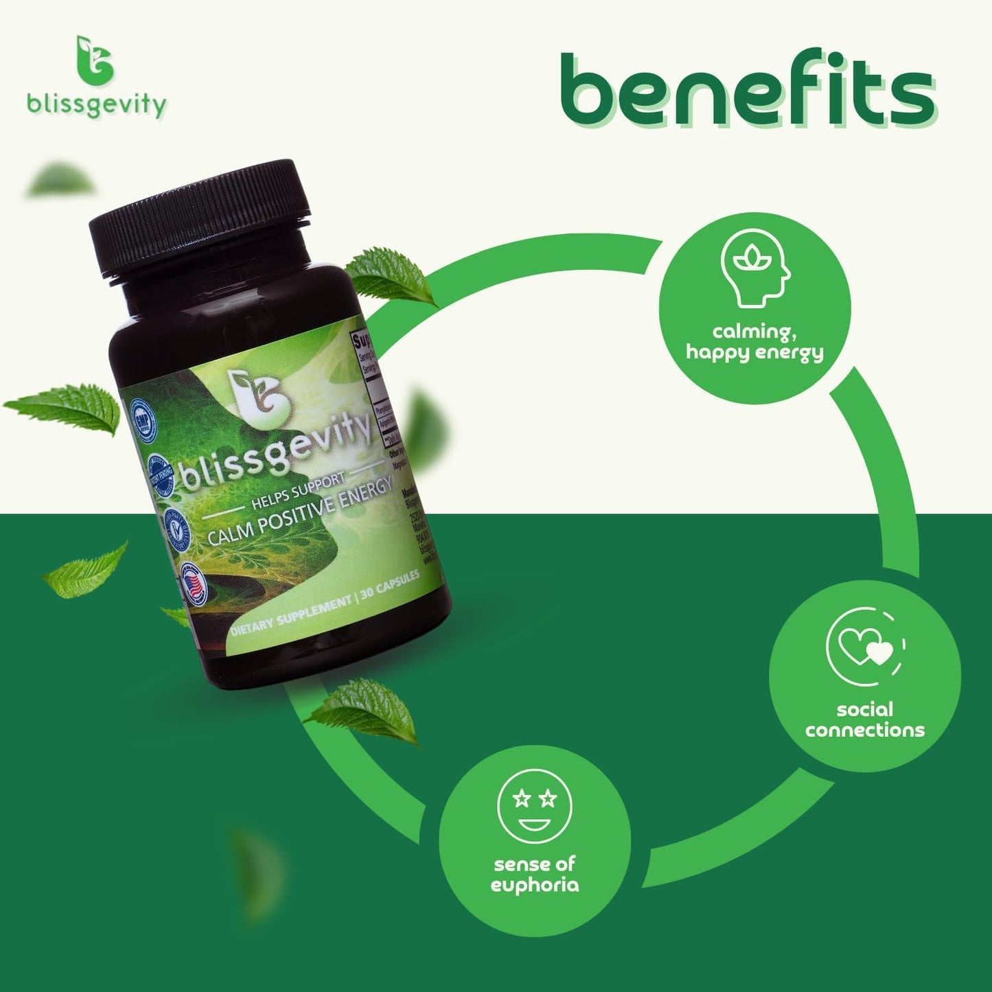 150mg Apigenin - Phenylethylamine - Mood Support Supplement - Promotes Euphoria, Focus, and Mental Clarity - Natural Stress Relief - Calm Support - Intimacy Enhancer - 30 Capsules