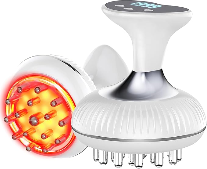 Lymphatic Drainage Massager, Anti-Cellulite Massager For Body Cellulite and Thigh & Belly Stretch Marks Reduction, Handheld Massage tools for lymphedema & lipedema, Sciatica Nerve pain relief Devices