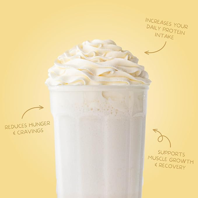 Clean Simple Eats Whey Protein Powder, Simply Vanilla Flavor Naturally Sweetened, 100% Grass Fed Protein Powder with Digestive Enzymes & No Artificial Ingredients, Gluten Free, 30 Servings