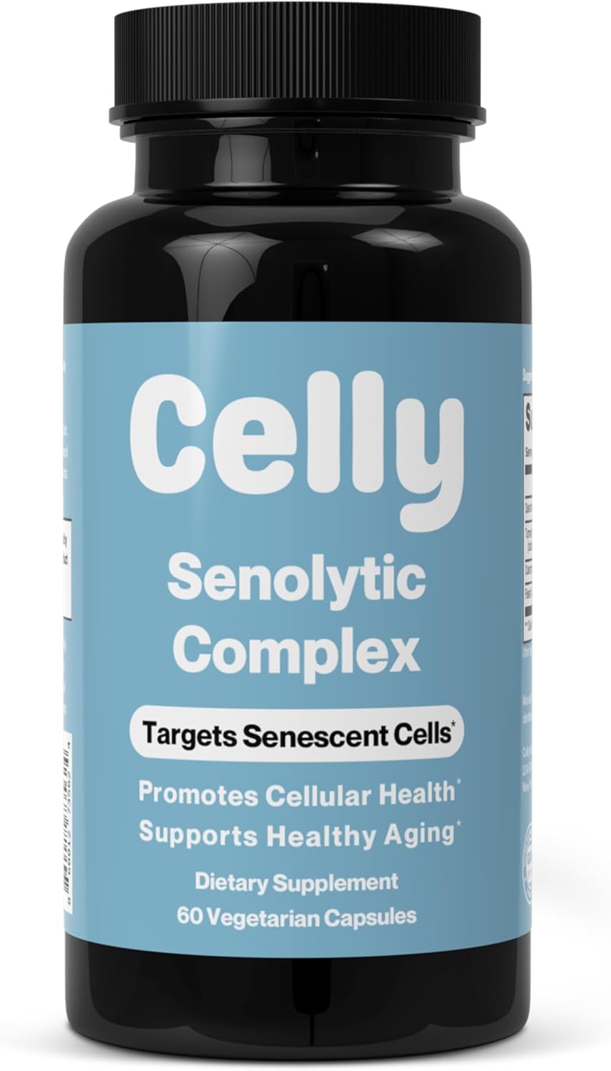 Senolytic Complex | Longevity Supplement for Healthy Aging and Cellular Health with Quercetin and Fisetin | Targets Senescent Cells | 30 Servings | Non-GMO & 3rd Party Tested