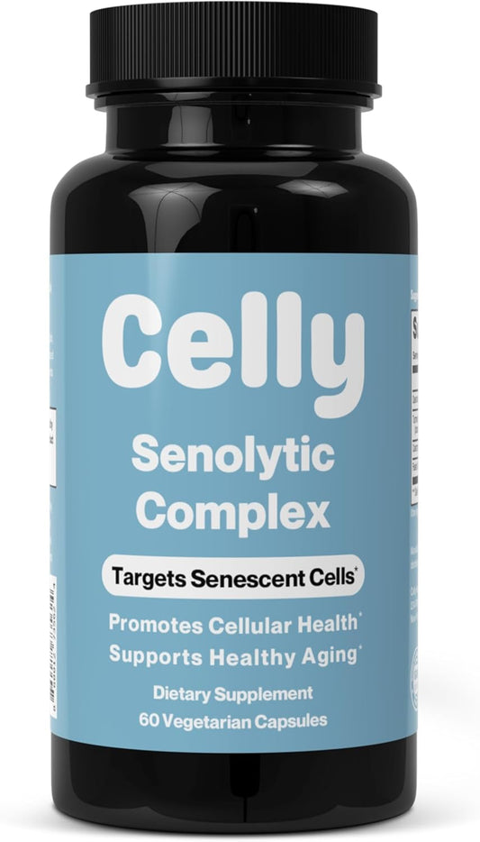 Senolytic Complex | Longevity Supplement for Healthy Aging and Cellular Health with Quercetin and Fisetin | Targets Senescent Cells | 30 Servings | Non-GMO & 3rd Party Tested