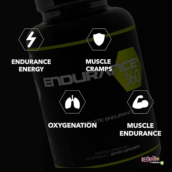Complete with Electrolytes, Creatine and Beta Alanine - Fast Legs & Stamina, Leg Cramp Prevention, Oxygen Delivery with Rhodiola, Muscle Recovery, VO2 Max Boost, Lactic Acid Buffer