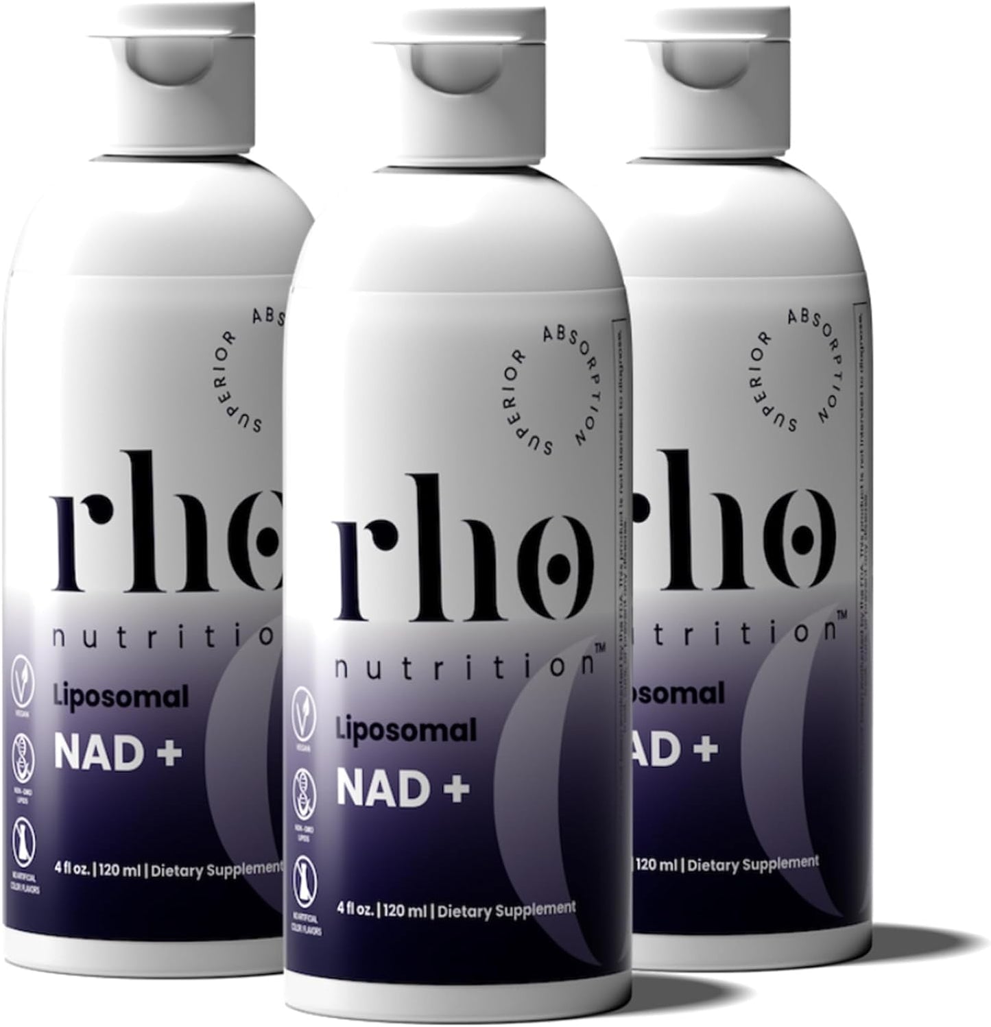 Liposomal NAD+ – Liquid Supplement Designed to Help Support Absorption – Active Form of NAD+ Helps Support Normal Cellular Health, Healthy Aging, Energy Metabolism & Vitality – 3 Pack