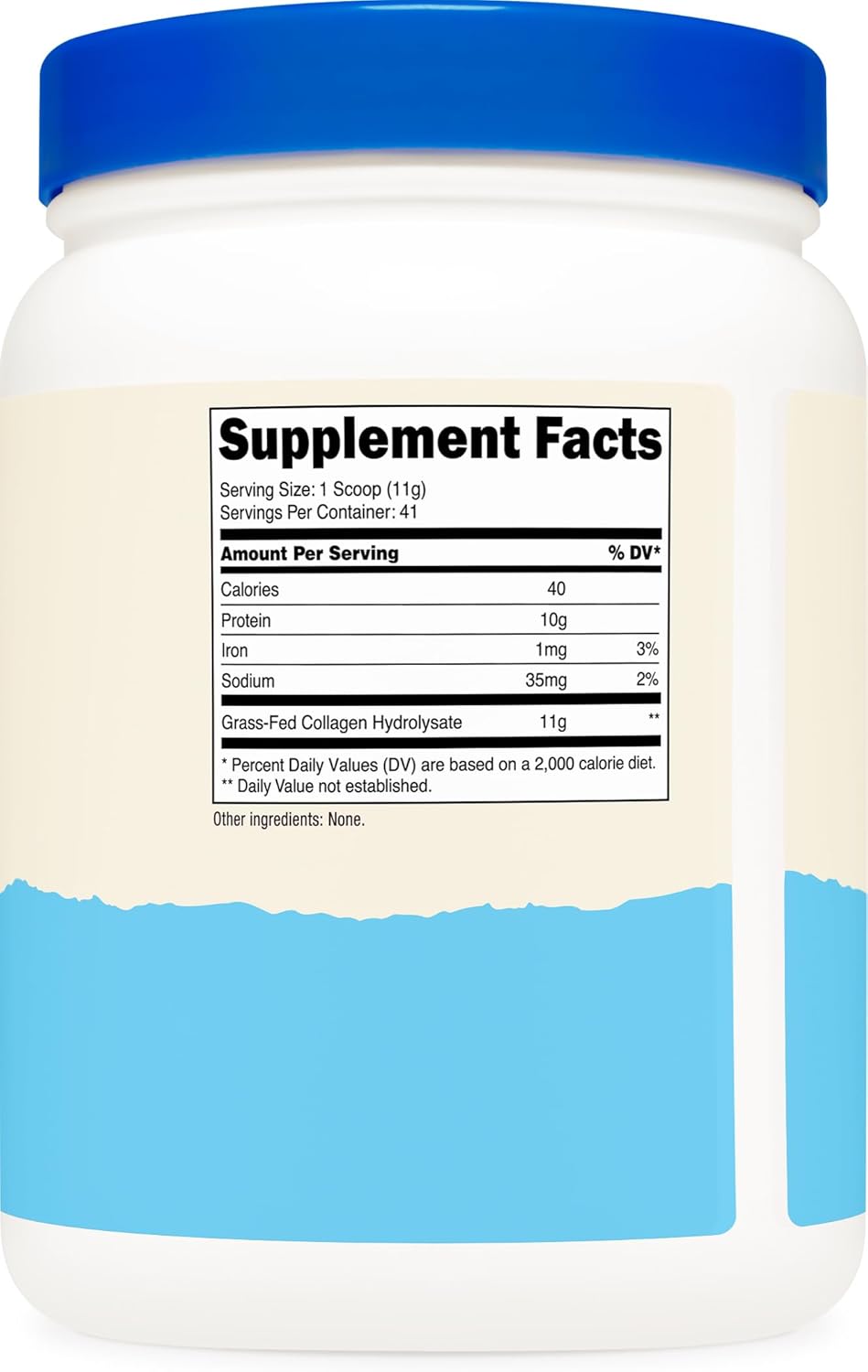 Nutricost Pure Collagen Hydrolysate (Bovine) Powder (3 Pack) - Grass Fed Bovine Collagen, 1LB Each