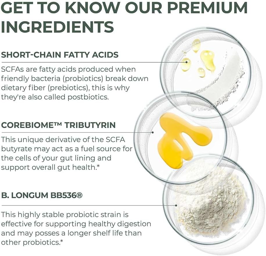 Primal Harvest Restore for Gut Health, Primal Gut Restore w/POSTbiotics, PREbiotics and PRObiotics for Women and Men, 60 CT - Digestion, Colon Cleanse, Immunity Support - Helps Leaky Gut Repair