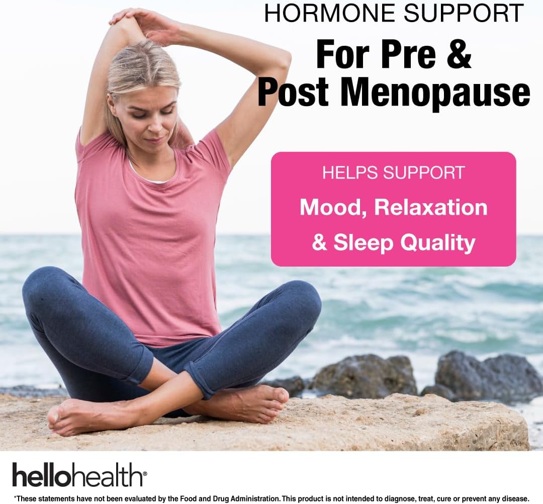 Menopause Supplements for Women – Meno Strong Perimenopause Supplement for Night Sweats Relief, Sleeplessness, Mood Swings, Natural Hormone Balance, Stress, Hot Flashes Menopause Relief - 60 Capsules