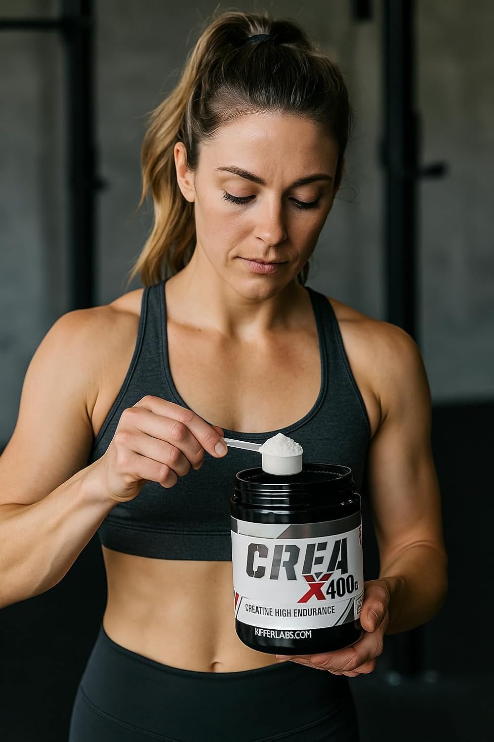 Kiffer Labs CreaX Creatine Monohydrate Powder, 400 g (80 Serving), Pure Creatine for Muscle Growth & Strength, Pre‑Workout | Unflavored, NSF‑Quality, Micronized Monohydrate