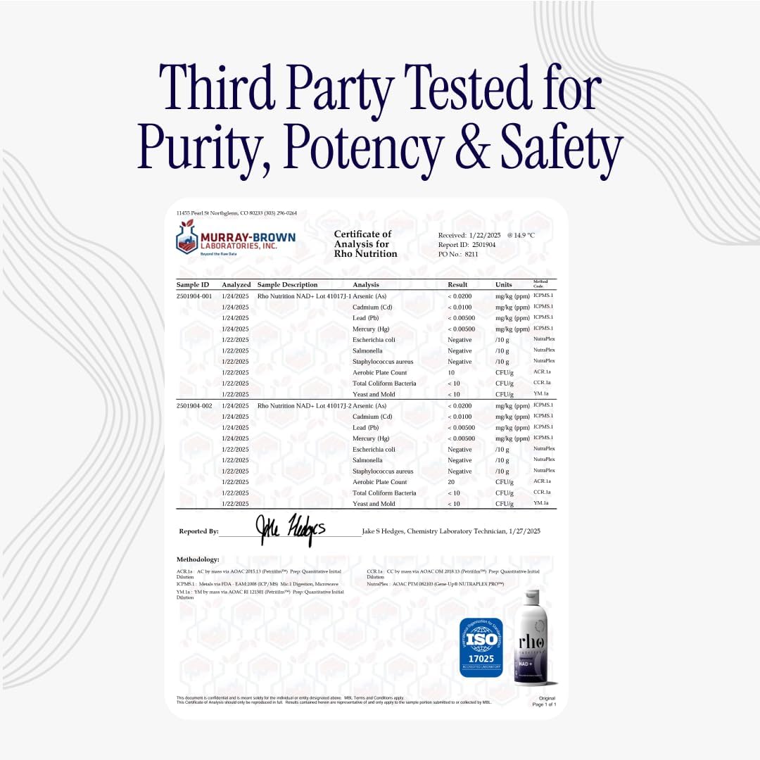 Liposomal NAD+ – Liquid Supplement Designed to Help Support Absorption – Active Form of NAD+ Helps Support Normal Cellular Health, Healthy Aging, Energy Metabolism & Vitality – 3 Pack