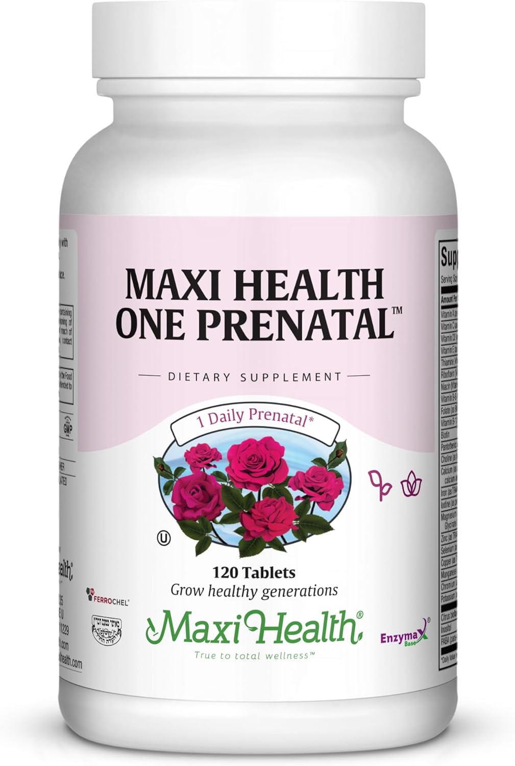 Prenatal Vitamins for Women – One Daily Prenatal Vitamins with Iron, Folate, Choline, Vitamin D3, and Essential Nutrients – High Absorption Supplement for Pregnancy and Preconception – 120 Tablets