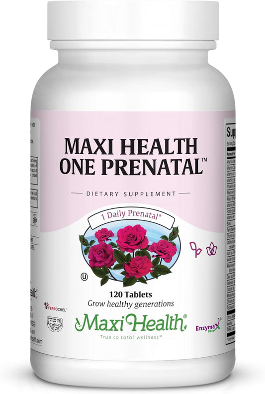 Prenatal Vitamins for Women – One Daily Prenatal Vitamins with Iron, Folate, Choline, Vitamin D3, and Essential Nutrients – High Absorption Supplement for Pregnancy and Preconception – 120 Tablets