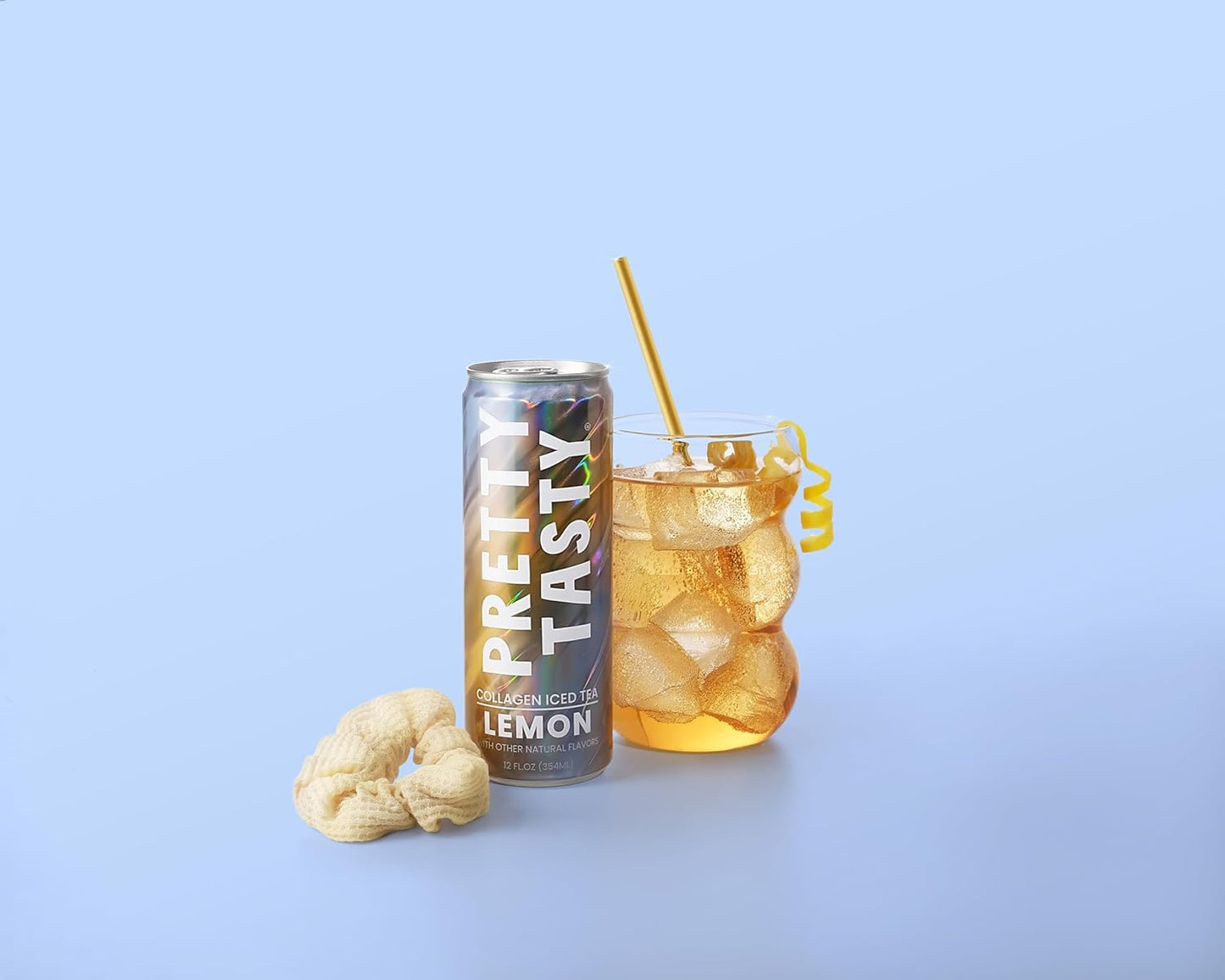 Pretty Tasty Radiance Collagen Tea - Beauty and Wellness - 10g Collagen Peptides Mix - (12 Pack) Variety