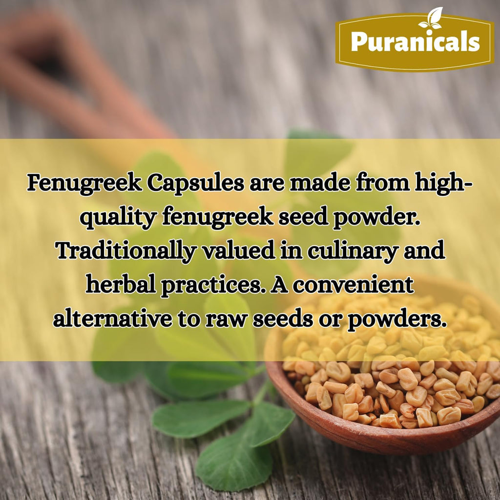 Fenugreek Premium 320 Capsules Non GMO and Gluten Free | Herbal Supplement | 800 mg Per Serving | Made with 100% Pure Herb Fenugreek Seed Powder (Trigonella foenum-graecum)
