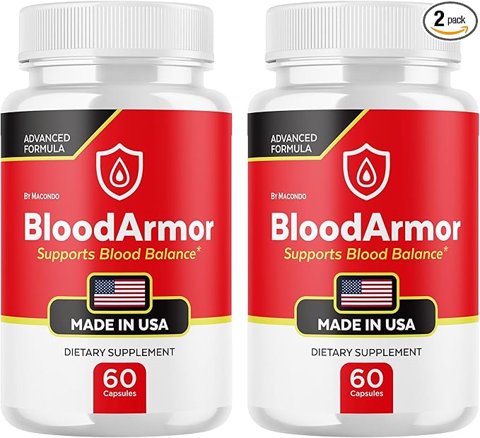 (2 Pack) BloodArmor Capsules - Official Blood Armor Supplement Pastillas, All Natural, Advanced Multivitamin Formula for Optimal Health & Wellness - 120 Capsules for 2 Months