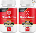 (2 Pack) BloodArmor Capsules - Official Blood Armor Supplement Pastillas, All Natural, Advanced Multivitamin Formula for Optimal Health & Wellness - 120 Capsules for 2 Months