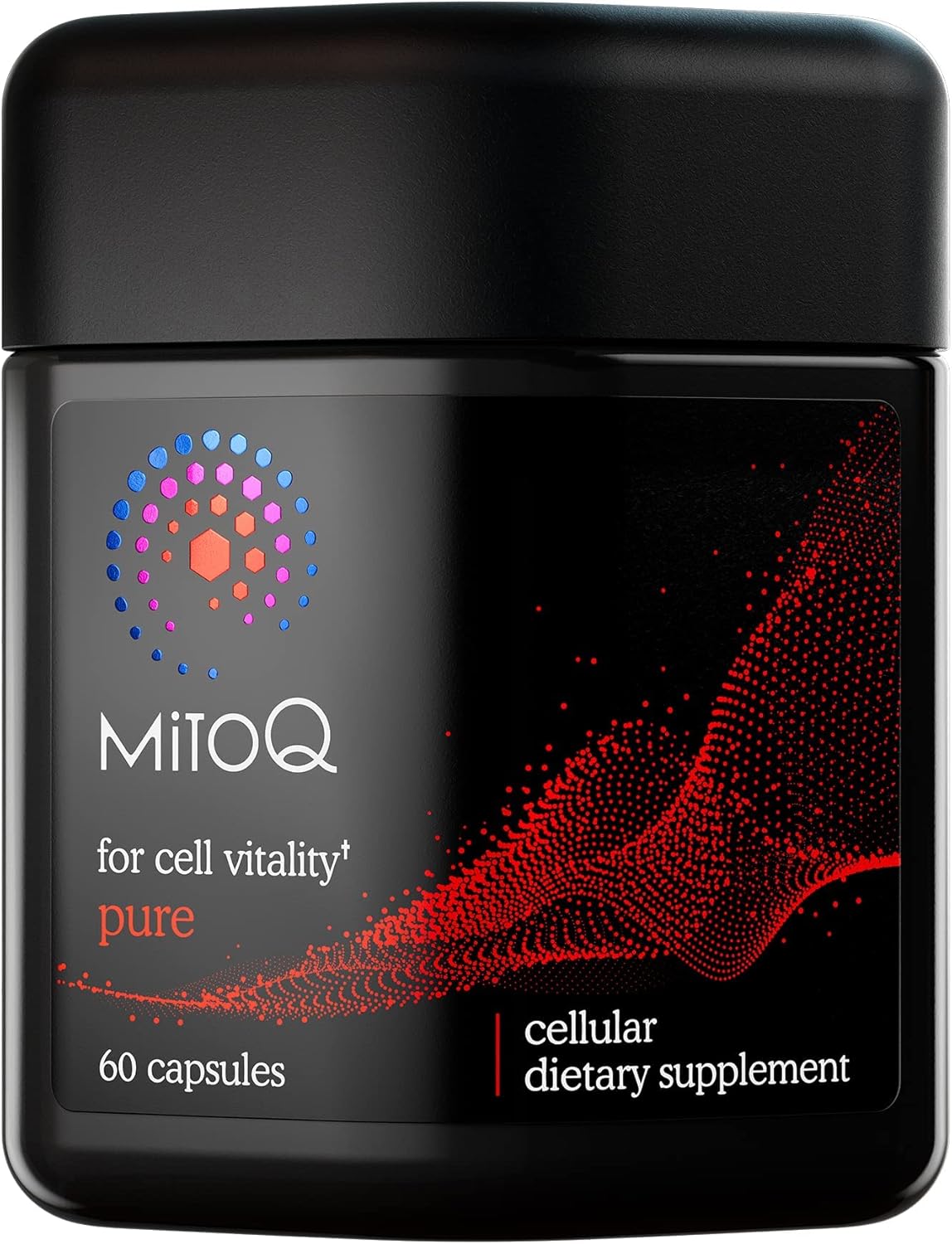 MitoQ Pure Advanced Mitochondria Supplement Superior Bioavailability to CoQ10 | Reduces Free Radical Damage for Healthy Aging, Metabolism, Heart Health, Energy, Strength & Mobility