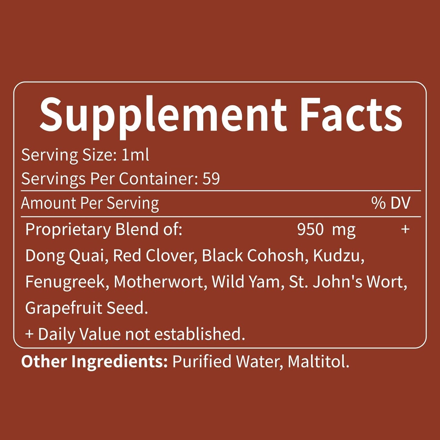 Herbal Liquid Drops, Natural Dong Quai Extract for Hormone Harmony, Menopause Relief & PMS Support. 4oz-Original