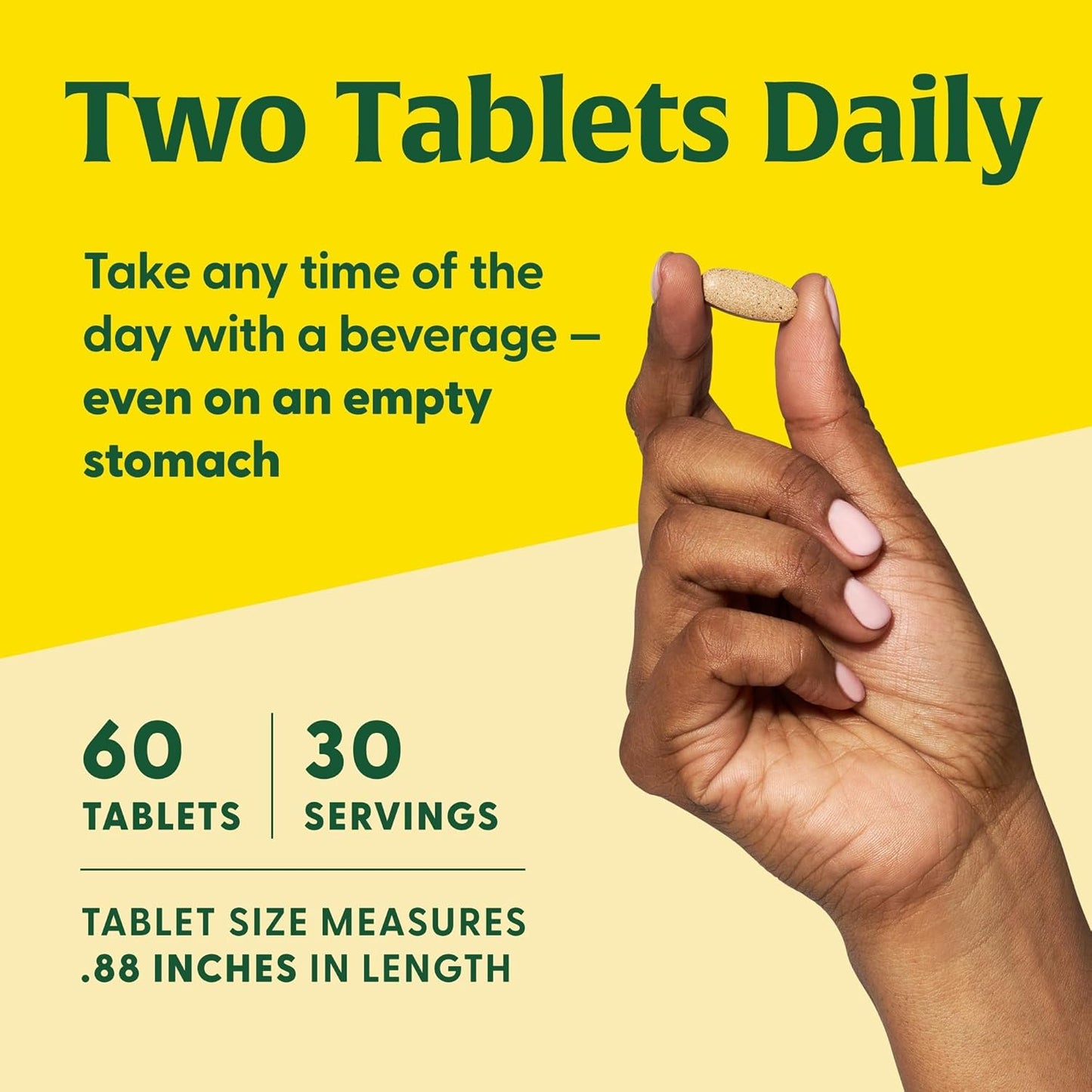 MegaFood Adrenal Strength - Adrenal Support Supplements with Ashwagandha and Magnesium Glycinate, Vitamin C, Holy Basil, Astragalus, Reduces Cortisol Levels - Vegetarian - 60 Tablets (30 Servings)