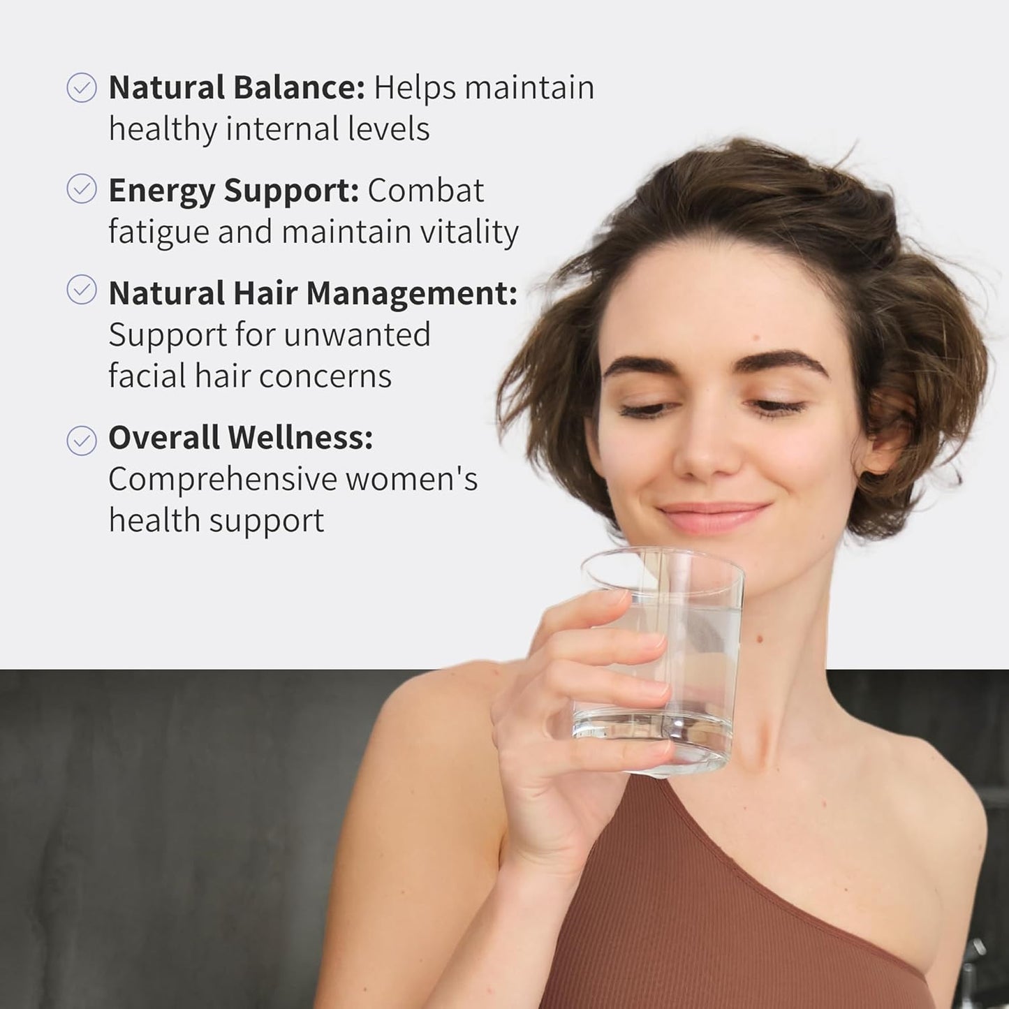 Nourished AndroEase Plus - Natural Balance Supplement for Women - Vegan Formula with Zinc & Saw Palmetto - 180 Capsules for Daily Wellness & Vitality - Made in USA