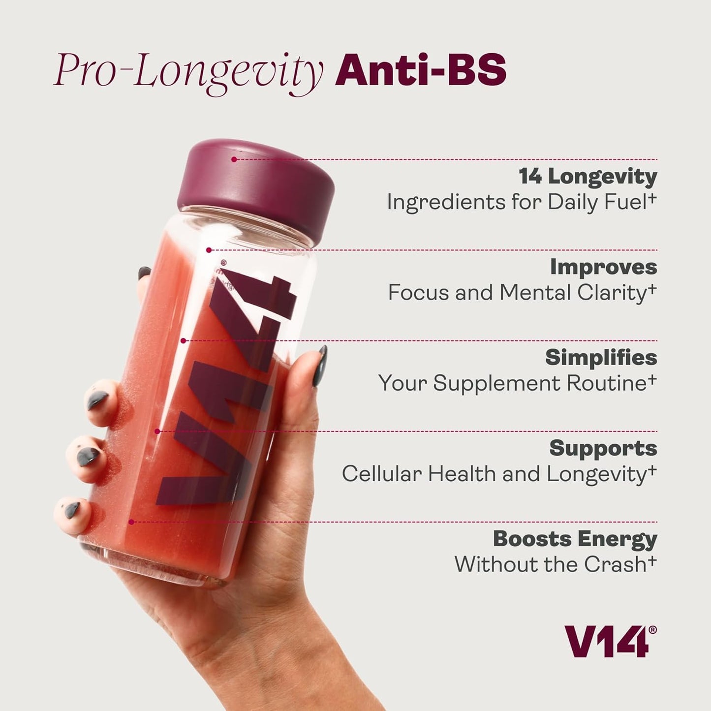 V14® Longevity Reds | 30 Servings Pouch | Premium Longevity Complex