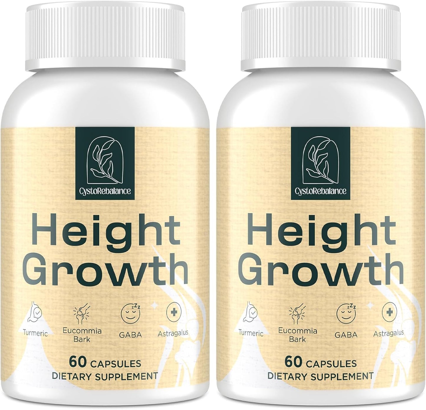 25-in 1 Bone Strength Supplement - for Natural Growth, Digestion and Stress - High Absorption - Calcium, Magnesium, Zinc, Ashwaganda and Multivitamins for Age 12+ | 2 Bottles