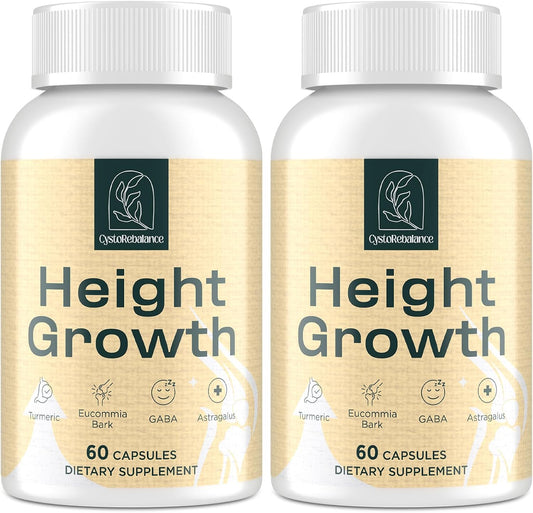 25-in 1 Bone Strength Supplement - for Natural Growth, Digestion and Stress - High Absorption - Calcium, Magnesium, Zinc, Ashwaganda and Multivitamins for Age 12+ | 2 Bottles
