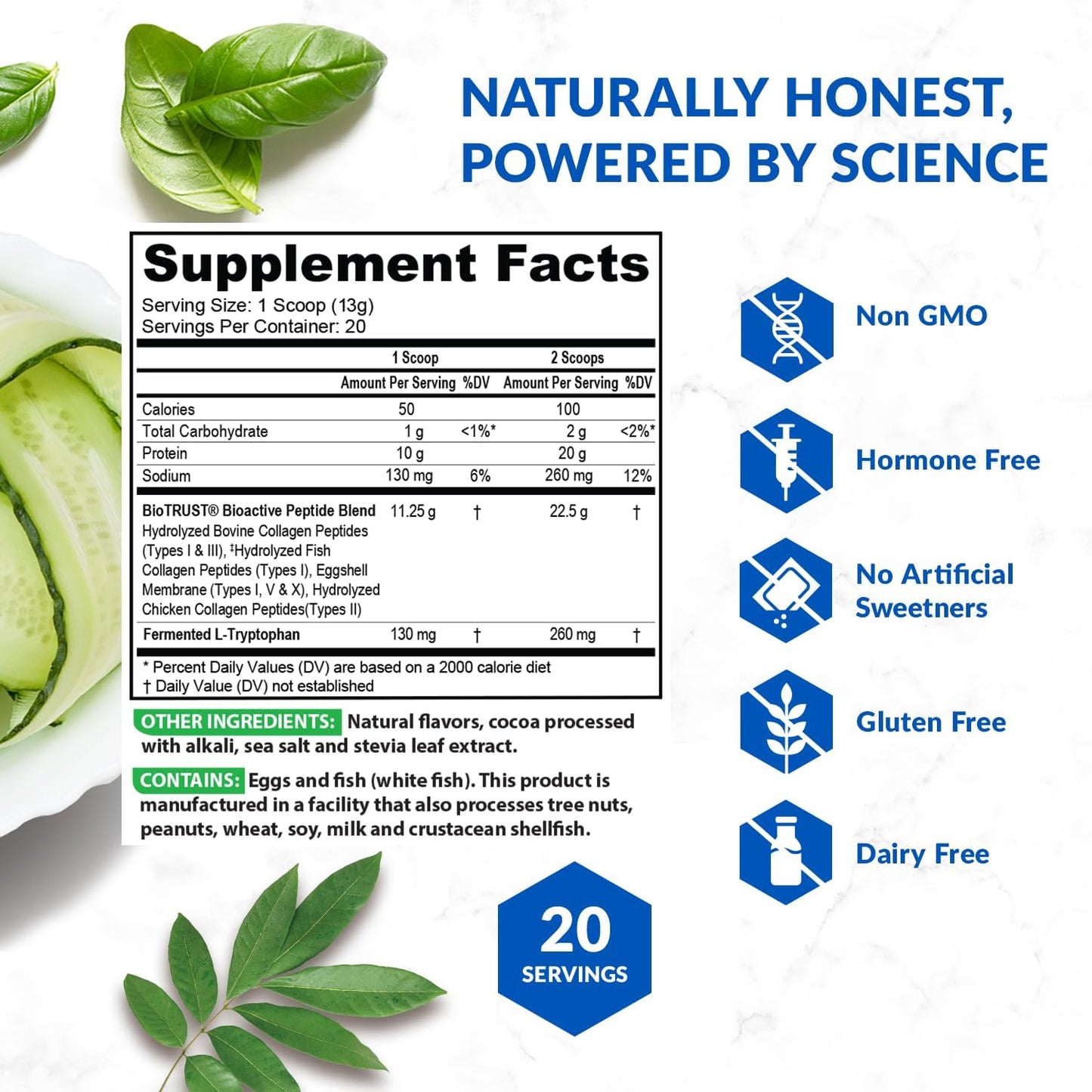 BioTrust Ageless Multi Collagen Peptides Powder – 5 Types (I, II, III, V, X) – Chocolate Collagen Powder for Women & Men – Hydrolyzed Protein – Grass Fed Beef, Fish, Chicken, Eggshell Membrane