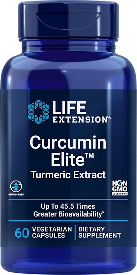 Life Extension Curcumin Elite Turmeric Extract, 60 Count