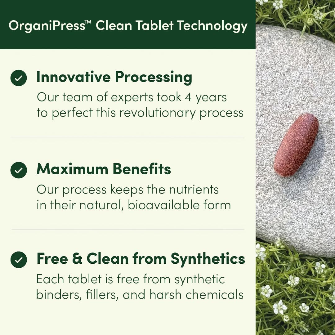 Once Daily Multivitamin for Men 50+, 19 Vitamins from Herbs & Superfoods, Supports Prostate Health, Energy Levels, and Strong Bones, 60 Count