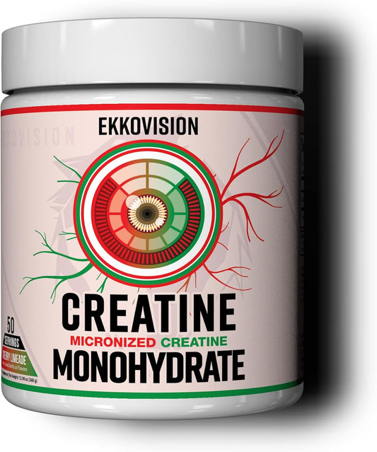 Creatine Monohydrate Powder, Micronized, Cherry Limeade, Pre Workout & Post Workout Supplement for Men & Women, Energy Support, Easy to Mix in Shakes, Smoothies & Beverages, 50 Servings
