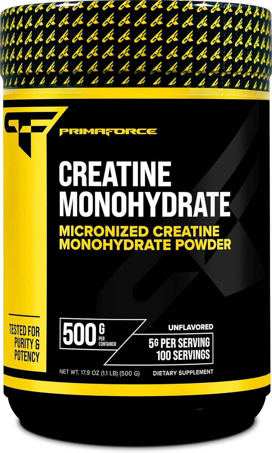 Primaforce Micronized Creatine Monohydrate Powder 500 Grams (1.1 Pounds)