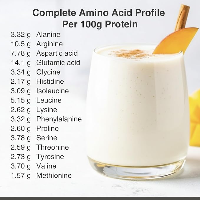 Organic Hemp Protein Powder, Plant Based and Vegan Protein Shake, Lactose and Dairy Free, Gluten Free, Clean and Natural- Vanilla (1 Serving)