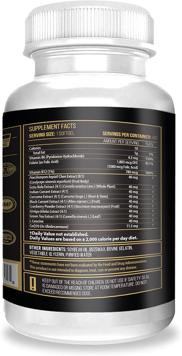 ACTIF Stem Cell Mega Support with 15 Factors - Non-GMO, 2 Month Supply, Made in USA