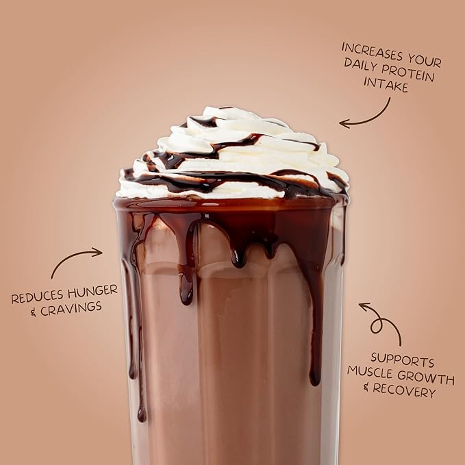 Clean Simple Eats Whey Protein Powder, Chocolate Brownie Batter Flavor Naturally Sweetened, 100% Grass Fed Protein Powder with Digestive Enzymes & No Artificial Ingredients, Gluten Free, 30 Servings