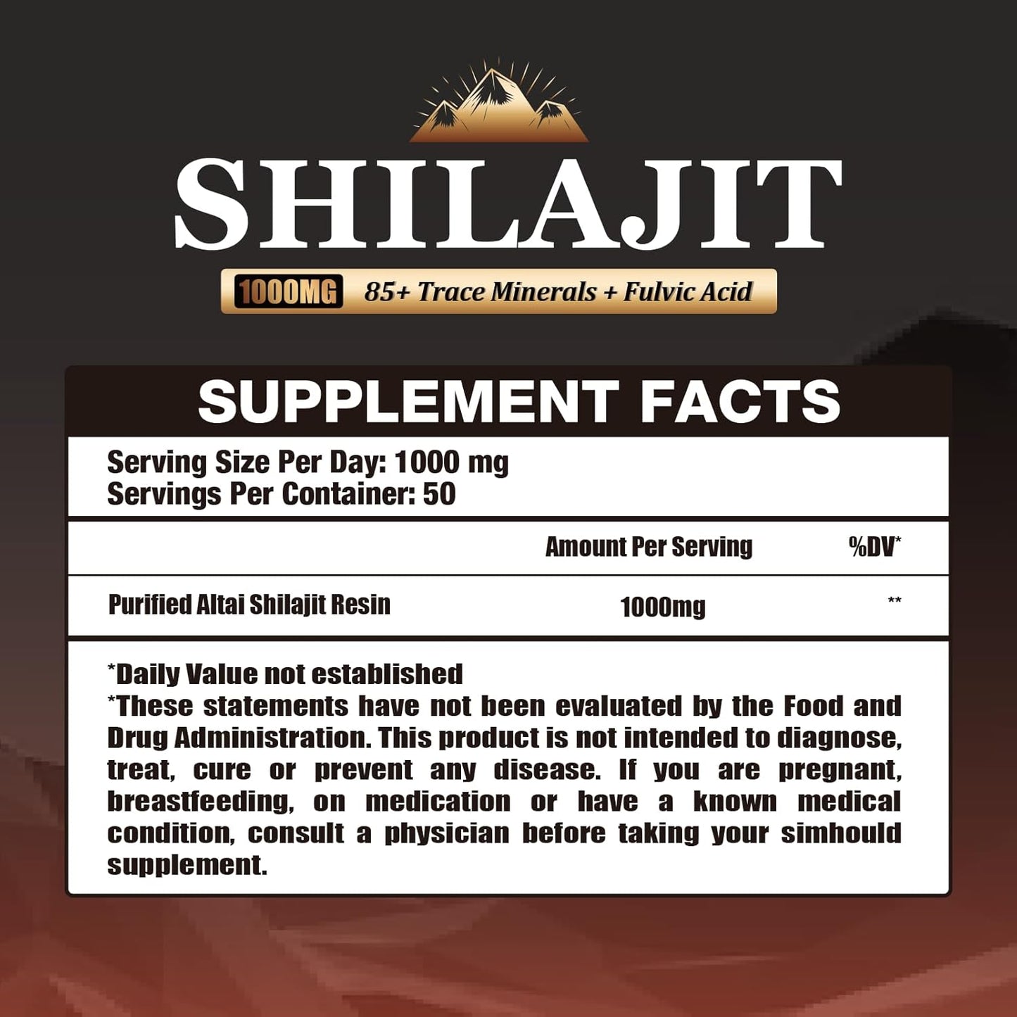 2 Packs 1000MG Pure Himalayan Shilajit Resin, with 85+ Trace Minerals,fulvic Acid, Digestive and Immune Supplement, Supports Focus and Energy, High Potency for Men & Women,Vegan, Non-GMO