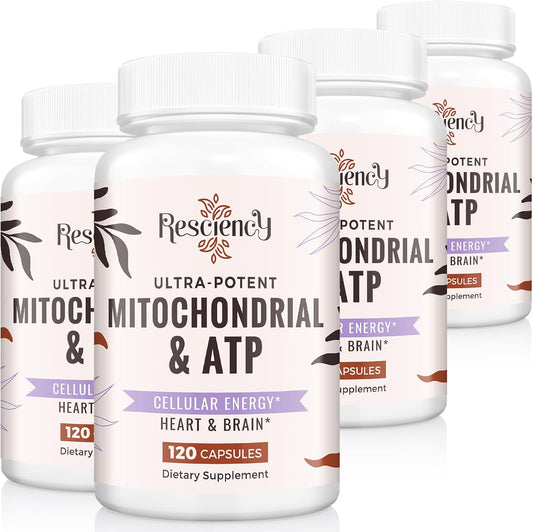 2326 MG Mitochondrial Supplements with ATP, Vitamins, CoQ10 & PQQ, More Effective Than Creatine HMB & Nitric Oxide, Energy, Endurance, Strength, Recovery & Muscle, Organic, 480 Capsules