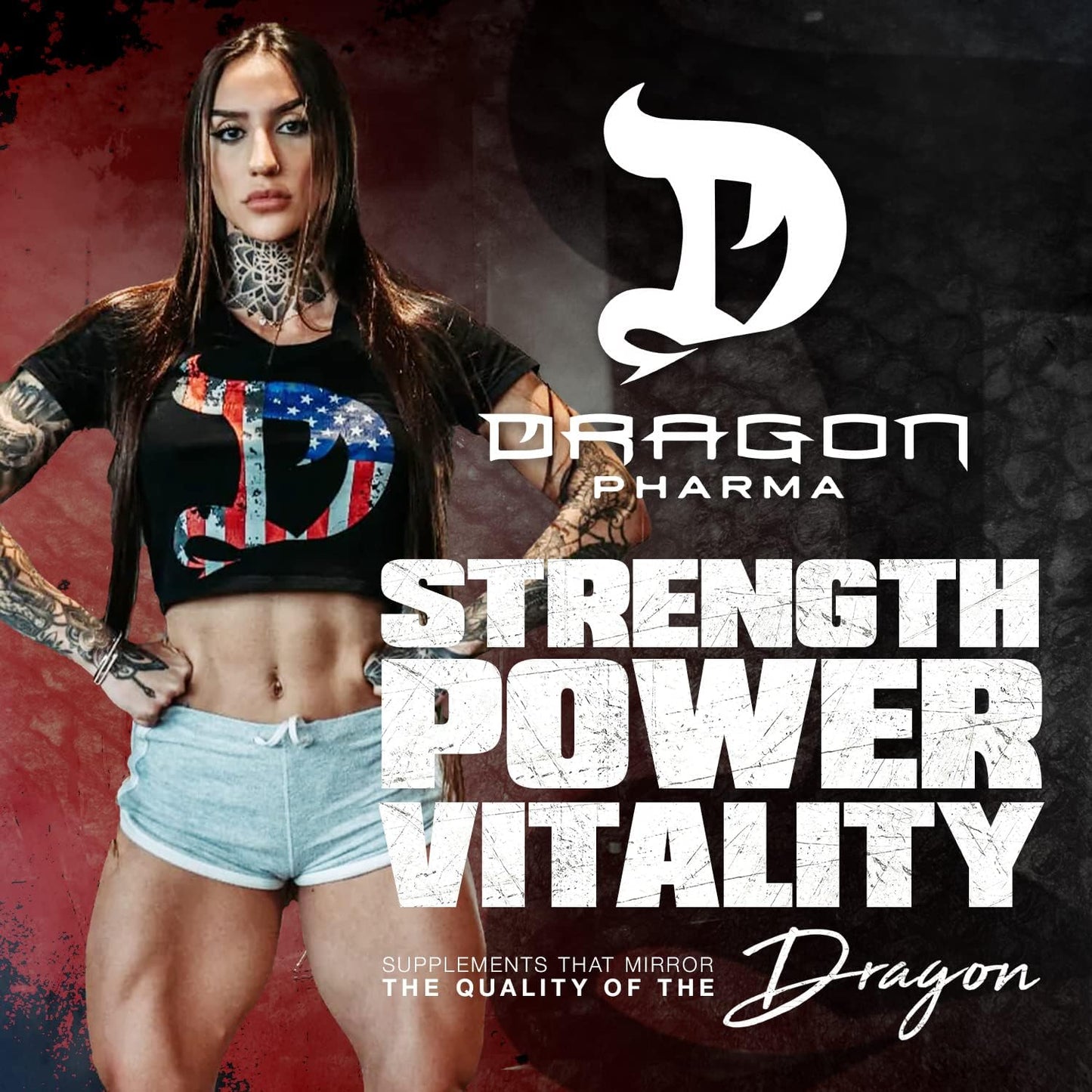 DRAGON PHARMA Venom Extreme Potency Pre-Workout, Laser Sharp Focus + Energy, Intense Performance, Proven Ingredients for Enhanced Vasodilation & Endurance (40 Servings, White Dragon)