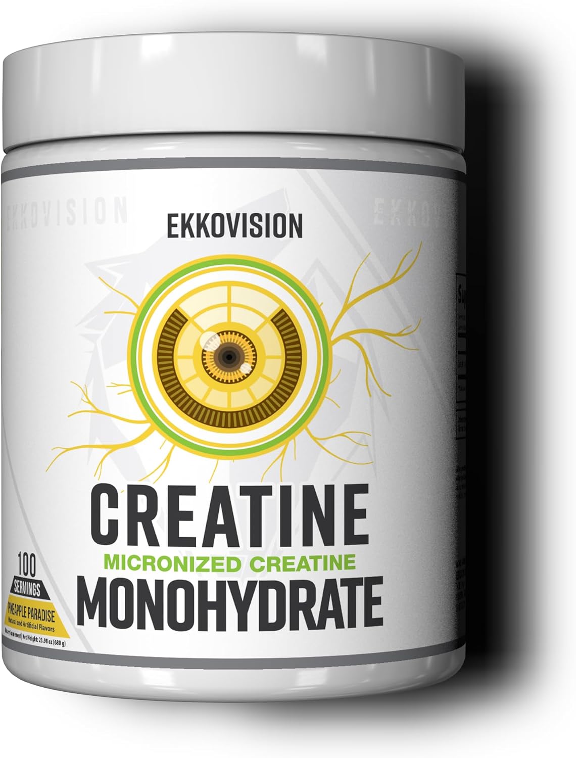 Creatine Monohydrate Powder, Micronized, Pineapple Paradise, Pre Workout & Post Workout Supplement for Men and Women, Energy Support, Easy to Mix in Shakes, Smoothies & Beverages, 100 Srvgs