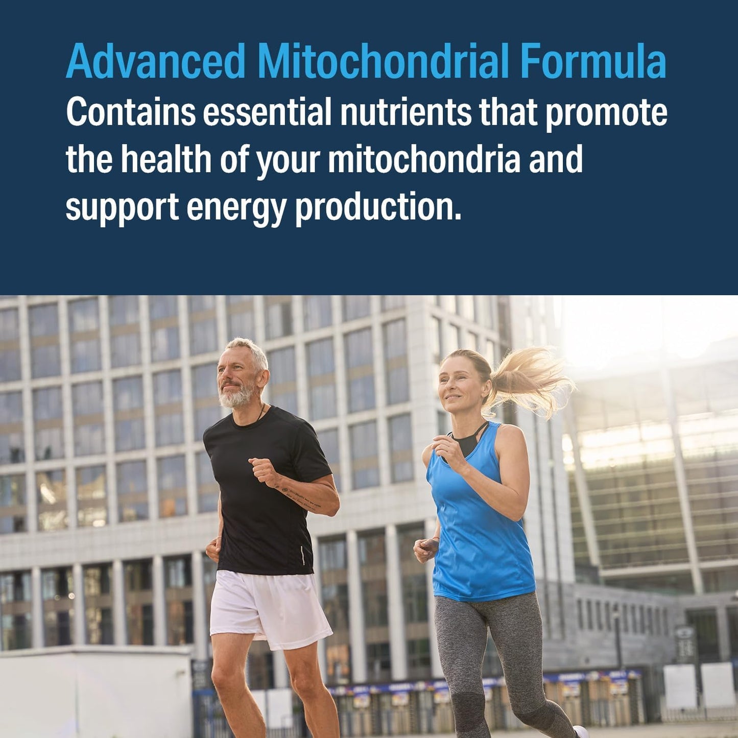 – Advanced Mitochondrial Formula Support Supplement, Healthy Aging, Repair, Energy Optimizer with CoQ10, PQQ, Alpha Lipoic Acid, Gluten Free, Vegan, Non GMO (60 Tablets)