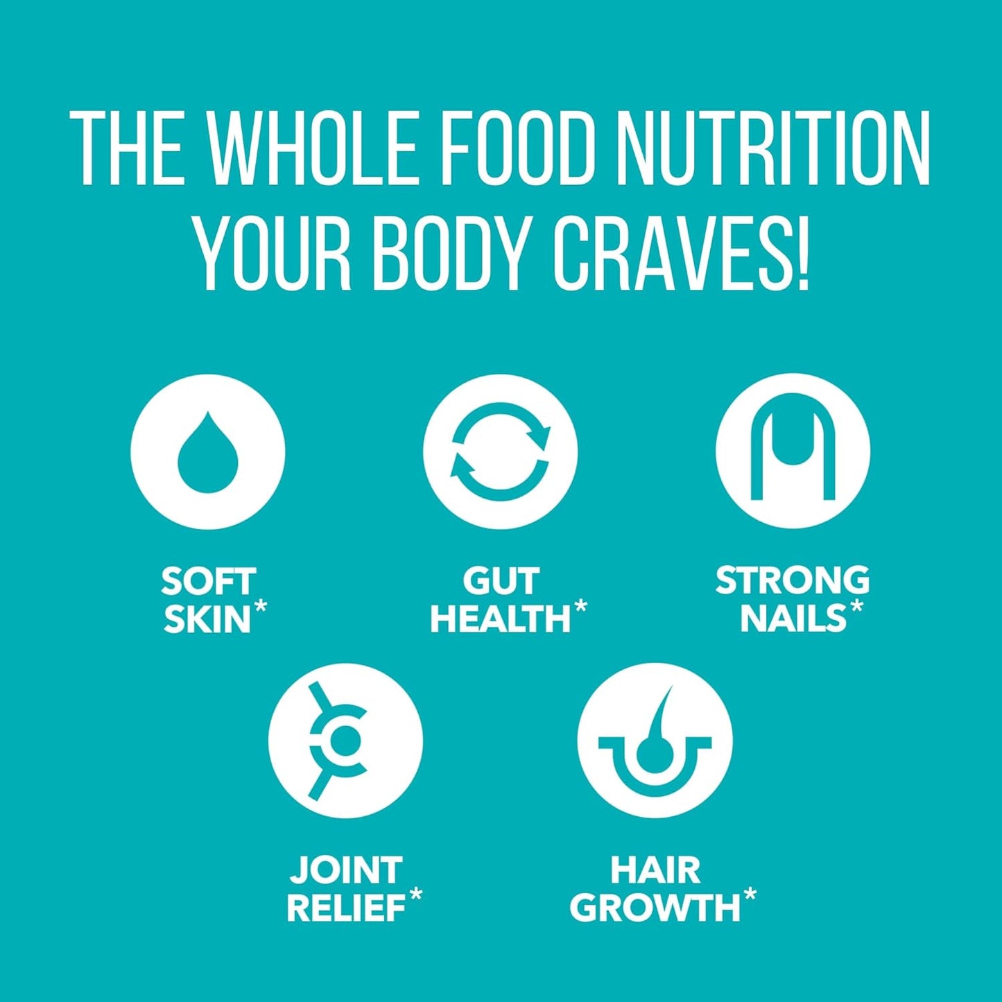 Natures Plus Collagen Peptides, Vanilla - 0.8 lb Powder - Hair, Skin, Nail & Joint Health, Immune System Support - Non-GMO, Gluten Free - 14 Servings