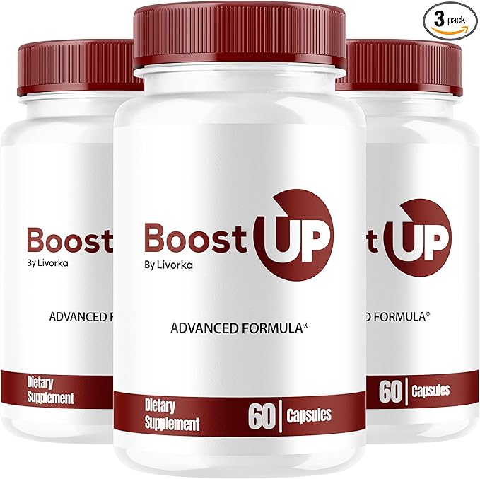 LIVORKA Boost Up Advanced Formula Supplement for Men - 180 Capsules - Pack of 3