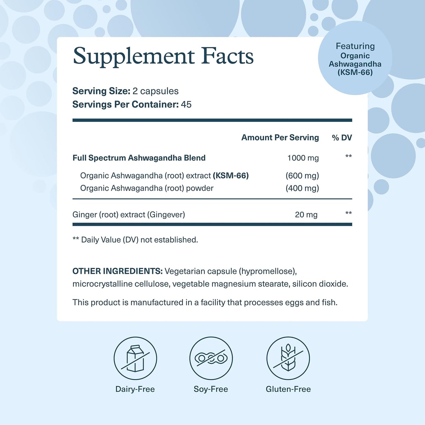 Youtheory Ashwagandha - 1,000 mg - Stress & Cortisol Support Supplement - Adaptogenic Herbal Blend with KSM-66 Ashwagandha & Ginger - 90 Vegetarian Capsules
