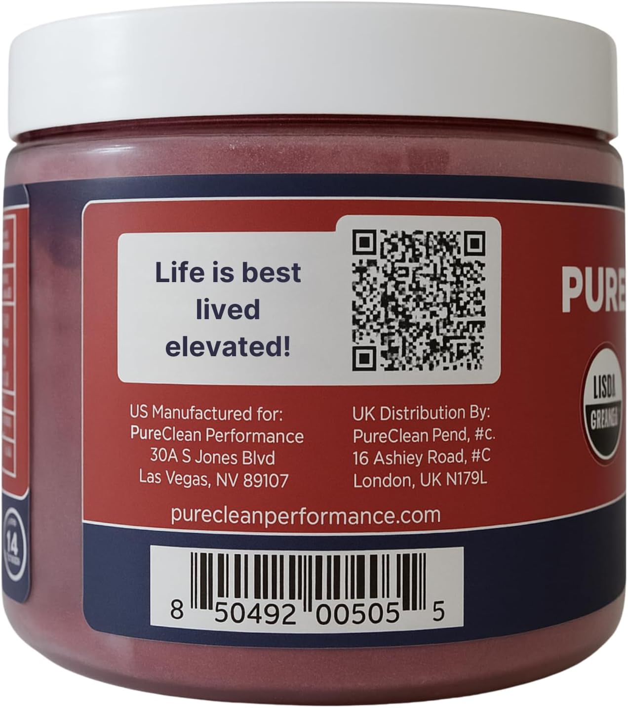PureClean Organic Beet Juice Powder - Nitric Oxide Supplement - 100% USA Grown Beets - Organic Beet Root Powder 30 Servings, 300g (2 Jars 60 Servings)