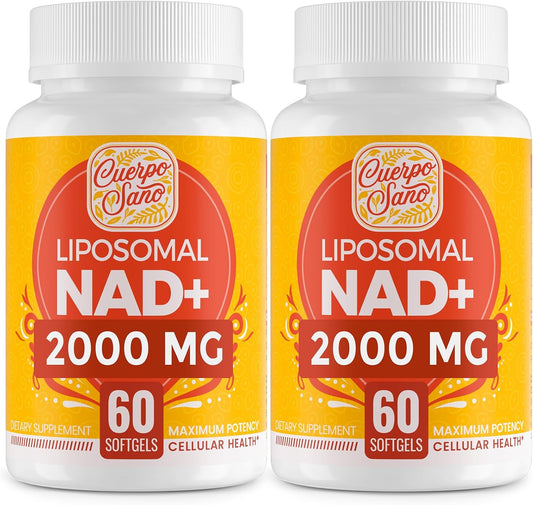 2000 MG NAD Supplement, Liposomal NAD+ with High Absorption, More Efficient Than Nicotinamide Riboside, Pure & Plus Boosting Supplement, Aging Defense, Metabolism & Cellular, 120 softgels