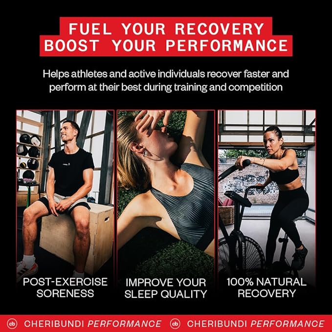 Cheribundi Tart Cherry Juice Protein | Tart Cherry Juice with Whey Protein | Athletes Recovery Drink | Promotes Restorative Sleep, Muscle Recovery & Boosts Athletic Performance | 8 floz (12 Pack)