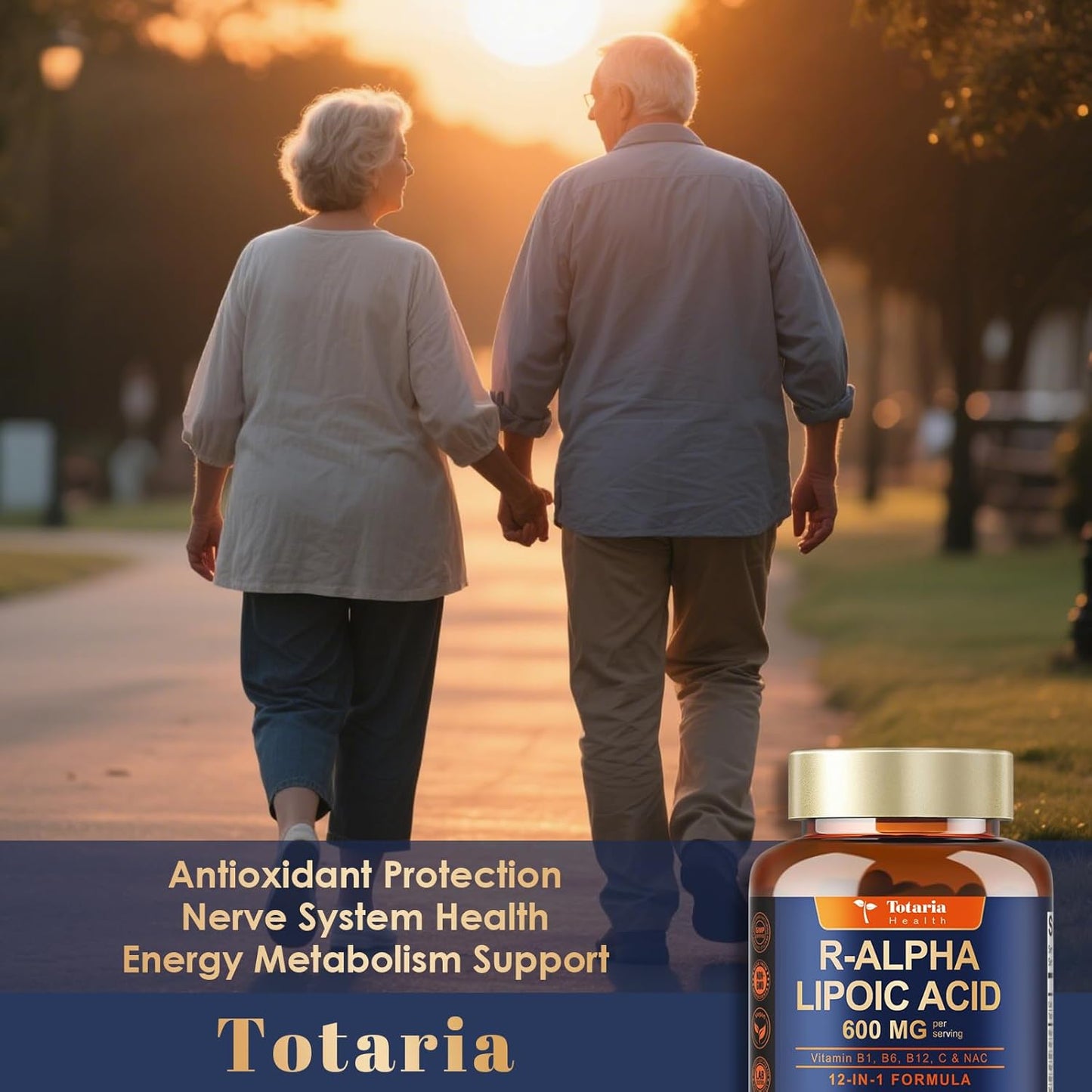 (2 Packs) R Alpha Lipoic Acid 600mg - ALA Supplement Capsules for Neuropathy Support Supplement Antioxidant, Nerve Health, Liver Detox, Metabolism and Cell Energy, Anti-Aging, Non-GMO, Gluten Free