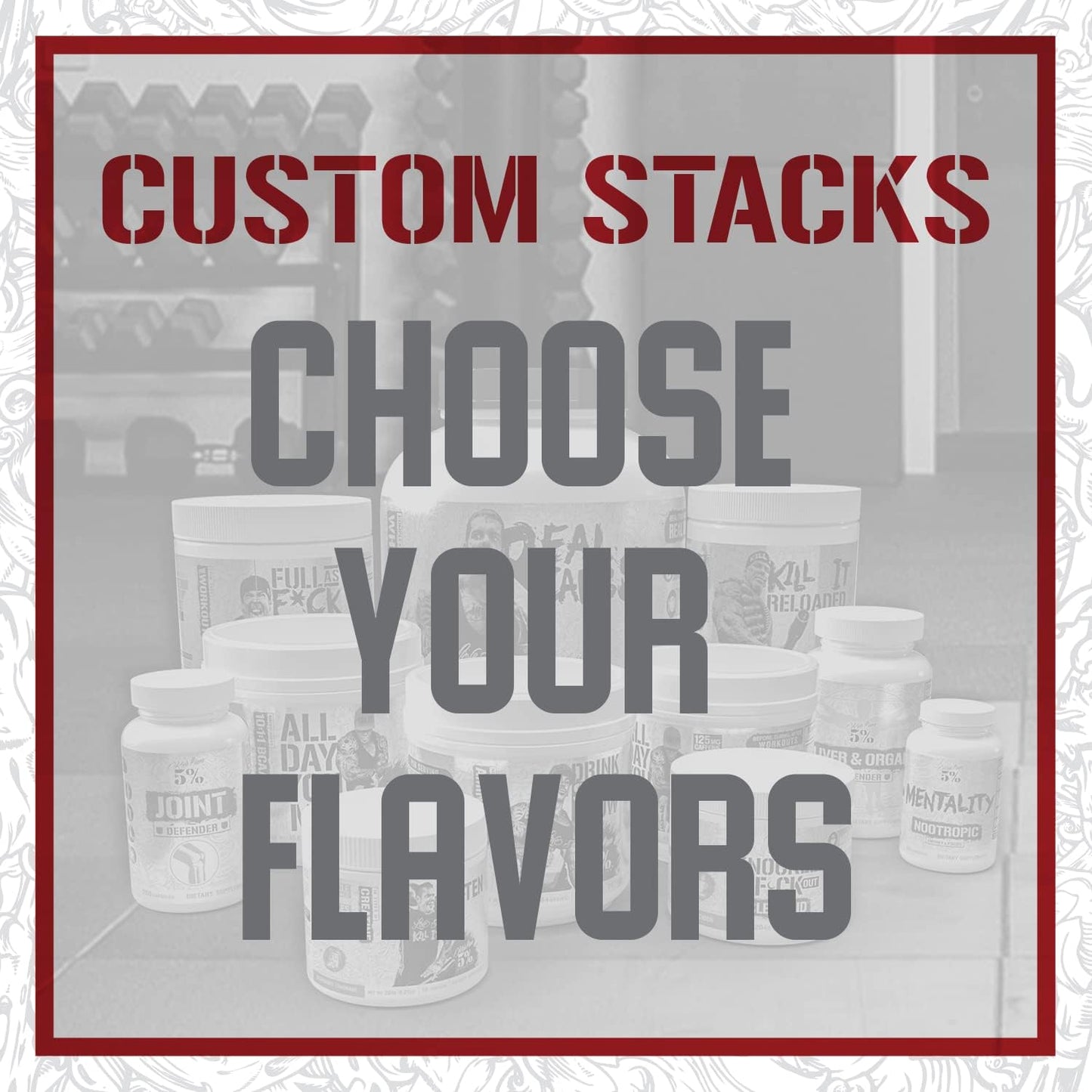 5% Nutrition 2-Stack | Reloaded + FullAF | Pre-Workout + NO Booster Pre (Select Your Flavors)