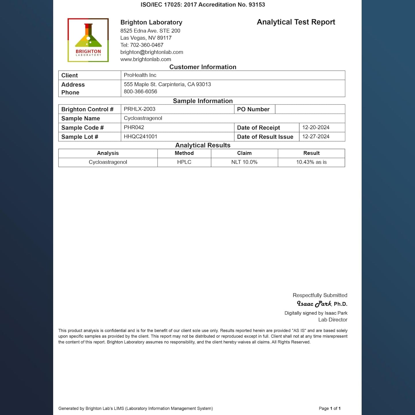 Cycloastragenol Supplement, 10 mg per Serving | Science-Backed to Support Telomere Length, DNA Structure & Healthy Aging | Third-Party Tested for Purity & Quality