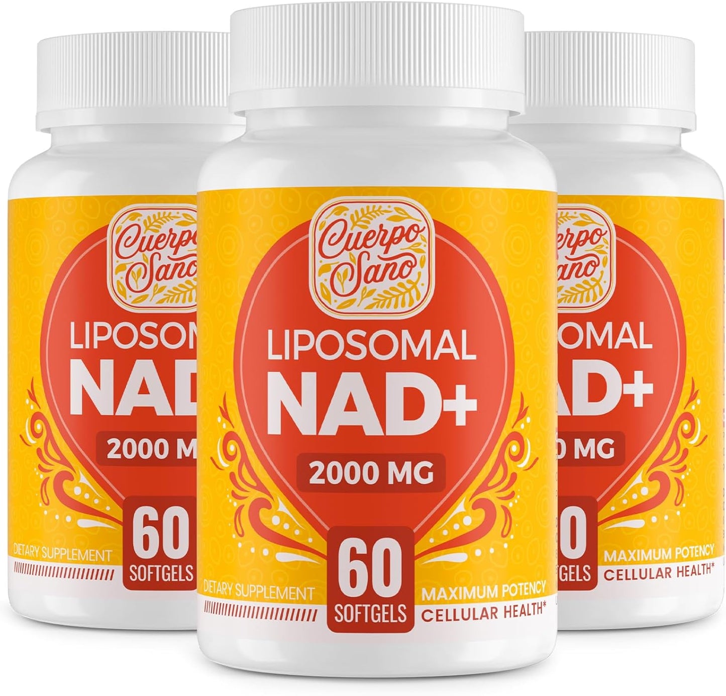 2000 MG NAD Supplement, Liposomal NAD+ with High Absorption, More Efficient Than Nicotinamide Riboside, Pure & Plus Boosting Supplement, Aging Defense, Metabolism & Cellular, 180 softgels