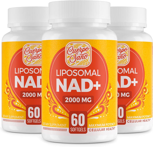 2000 MG NAD Supplement, Liposomal NAD+ with High Absorption, More Efficient Than Nicotinamide Riboside, Pure & Plus Boosting Supplement, Aging Defense, Metabolism & Cellular, 180 softgels